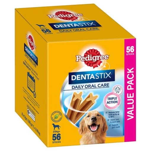 Pedigree Dentastix Large Breed Dog Treat 56 Pack -Pet Supply Store 125206 125207 PEDIGREE