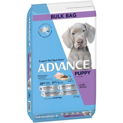 ADVANCE Puppy Large Breed Dry Dog Food Chicken With Rice 20kg -Pet Supply Store 125213 ADV PF LB CHCK 20kg 2