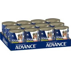 ADVANCE Adult All Breed Wet Dog Food Casserole With Chicken 12x700g Cans -Pet Supply Store 126757 126758 9334214029726advance wet dog food casserole with chicken 700g can 7