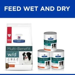 Hill's Prescription Diet W/D Dgt Wght Glu Mng Adult Dog 12 X 370g -Pet Supply Store 133444 52742701707 7 10