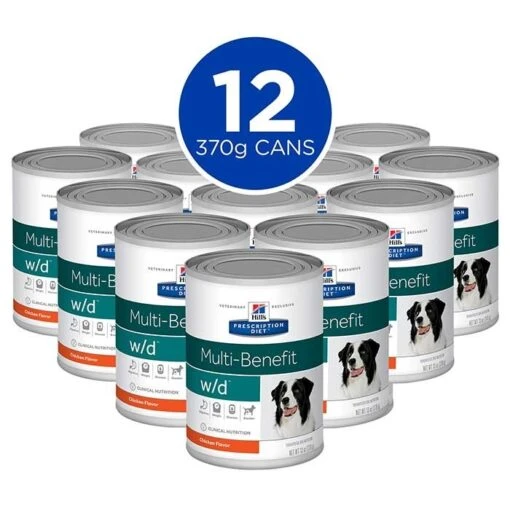 Hill's Prescription Diet W/D Dgt Wght Glu Mng Adult Dog 12 X 370g -Pet Supply Store 133444 52742701707 7 6