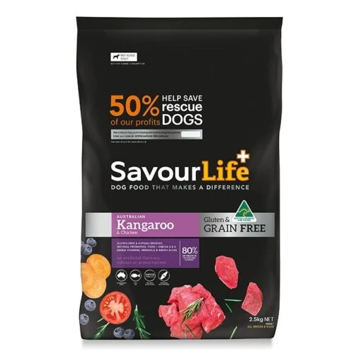 SavourLife Grain Free Roo & Chicken Adult Dog Food -Pet Supply Store 135680 savourlife 1 2