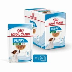 Royal Canin Mini Breed Junior Puppy Pouch 85gx12 -Pet Supply Store 137386 RC PF MINI 85gx12 2