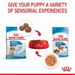 Royal Canin Medium Breed Junior Puppy Pouch 140gx10 -Pet Supply Store 137389 RC PF MEDIUM 140gx10 6