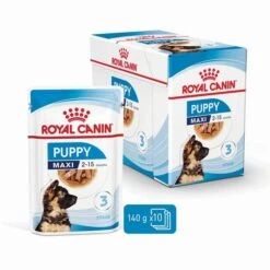 Royal Canin Maxi Breed Junior Puppy Pouch 140gx10 -Pet Supply Store 137392 RC PF MAXI 140gx10 2