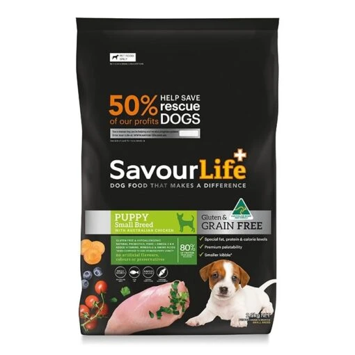 SavourLife Grain Free Small Breed Puppy Dog Food 2.5kg -Pet Supply Store 138038 savourlife 1