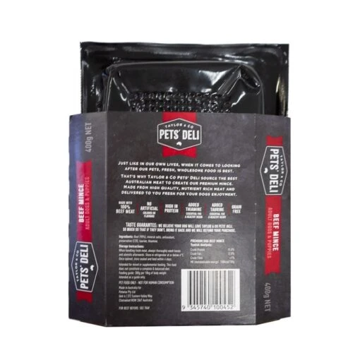 Pets Deli Premium Beef Dog Mince 400gx5 -Pet Supply Store 140219 140220 pets deli beed mince 400g 3