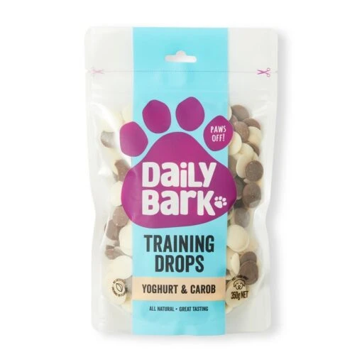 Daily Bark Carob & Vanilla Yoghurt Drops Dog Treat 350g -Pet Supply Store 140615 1