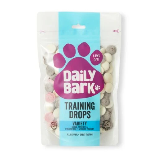 Daily Bark Carob Vanilla & Strawberry Drops Dog Treat 350g -Pet Supply Store 140616 1