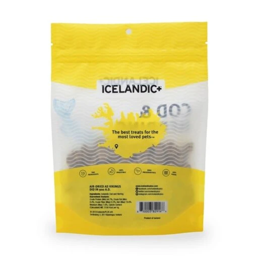 Icelandic+ Cod & Herring Combo Bites Dog Treat 85g -Pet Supply Store 140627 icelandic cod herring combo bites 99g 2