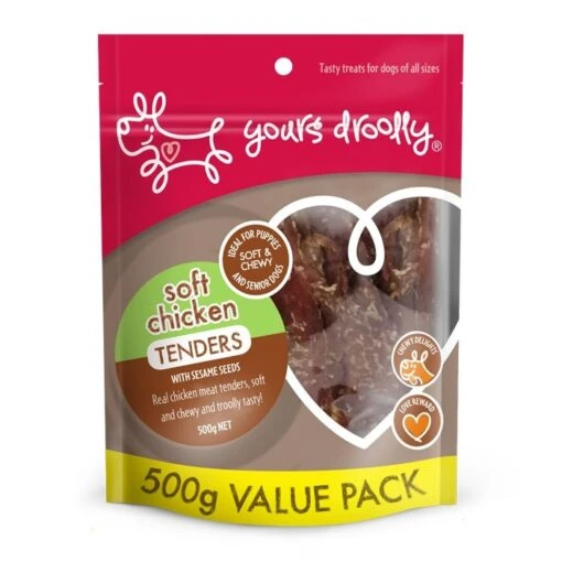 Yours Droolly Soft Chicken Tenders Dog Treat 500g -Pet Supply Store 140636 yours droolly soft chicken tenders 500g dog treat