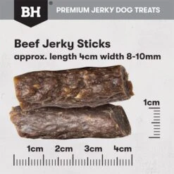 Black Hawk Dog Treats - Beef Jerky Sticks 100g -Pet Supply Store 141524 bht101 black hawk beef jerky sticks product