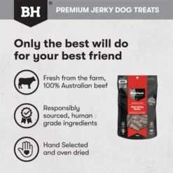 Black Hawk Dog Treats - Beef Jerky Sticks 100g -Pet Supply Store 141524 bht101 black hawk beef jerky sticks variant