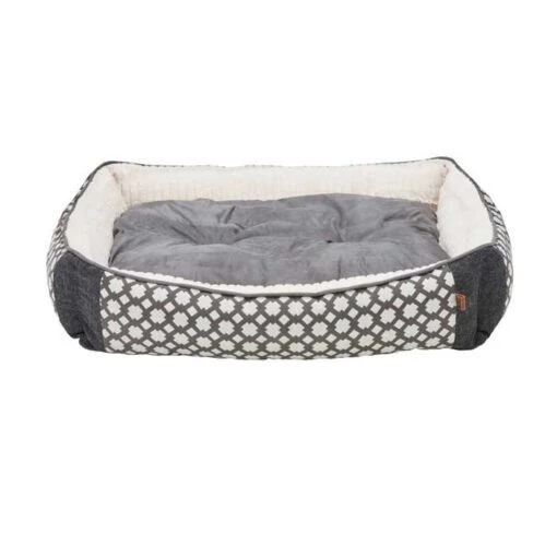 All Day Orthopaedic Rectangle Dog Basket Grey XL 102x76x23cm -Pet Supply Store 142312 all day orthopaedic rectangle dog basket grey