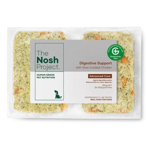 The Nosh Project Digestive Support Adult Dog Meal 500gx7 -Pet Supply Store 142807 frontfront 1