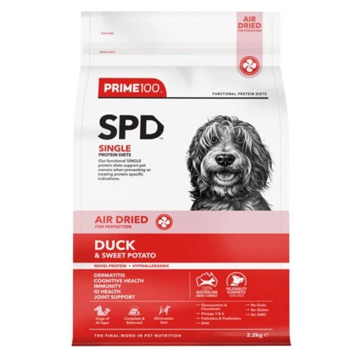 Prime100 Air Dried Duck & Sweet Potato Adult Dog Food -Pet Supply Store 142849 2