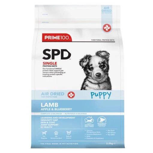 Prime100 Air Dried Lamb Apple & Blueberry Puppy Food -Pet Supply Store 142857 2 1