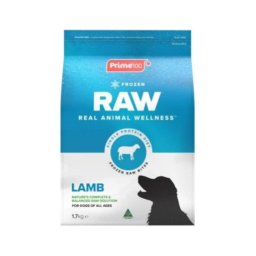 Prime100 Spd Raw Lamb & Vegetable Dog Food 1.7kg -Pet Supply Store 142925 PRIME100 DF SPD RAW LMB 1.7kg 1