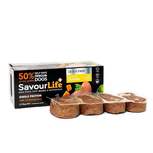 SavourLife Chicken Raw Adult Dog Food 2.72kg -Pet Supply Store 143807 SL DF CHCK RAW 2.72kg 2