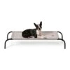 Snooza Flea Free Raised Dog Bed Grey Black -Pet Supply Store 143839 143840 143841 Snooza Flat Pack Raised Dog Raised Grey Black 4 3