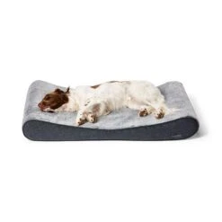 Snooza Ortho Lounger Chinchilla Dog Mattress Grey L -Pet Supply Store 143849 Snooza Ortho Lounger Chinchilla Dog Mattress Grey 2