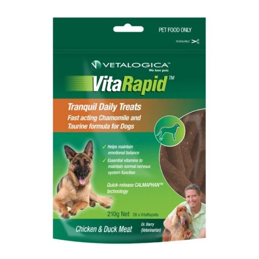 Vetalogica VitaRapid Tranquil Dog Treat 210g -Pet Supply Store 14407 125827 1 n vetalogica vitarapid tranquil dog treat 210g 1