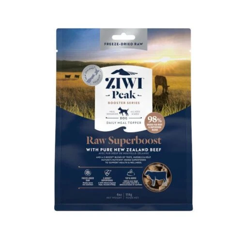 Ziwi Peak Freeze Dried Superboost Beef Dog Food -Pet Supply Store 144205 ZP DF FD SUPERBOOST BF 114g 1 1