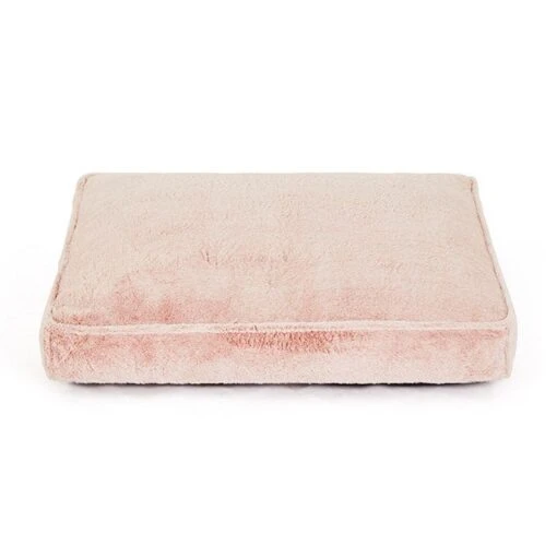 All Day Two Tone Faux Fur Dog Pillow Bed Pink -Pet Supply Store 144226 Dog Bedding All Day Two Tone Faux Fur Dog Pillow Bed Pink M