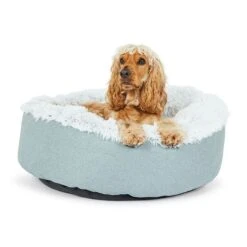 All Day Como Calming Dog Basket Mint M-70x70x25cm -Pet Supply Store 144235 Dog Bedding All Day Como Calming Dog Basket Mint M 70x70x25cm 9