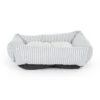 All Day Stripe Bolster Dog Basket Grey 60x50x180cm -Pet Supply Store 144237 Dog Bedding All Day Stripe Bolster Dog Basket Grey S 60x50x180cm 3 1