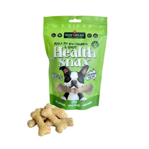 Woof Gateaux Health Snax Apple Pie Dog Treat 200g -Pet Supply Store 144307 Apple Front 1 6