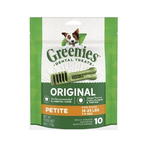 Greenies Dog Treat Petite-170g -Pet Supply Store 144412 Greenies 170g Petite