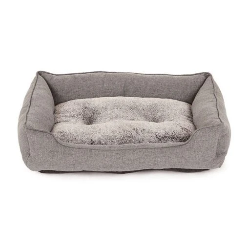 All Day Dover Dog Basket Grey -Pet Supply Store 144462 Dog Bedding All Day Dover Dog Basket Grey M