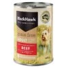 Black Hawk Grain Free Holistic Dog Food Beef 12 X 400g -Pet Supply Store 24002 132821 132818 bhc400 grain free wet adult beef final 20200528 01 google hero 400g 1