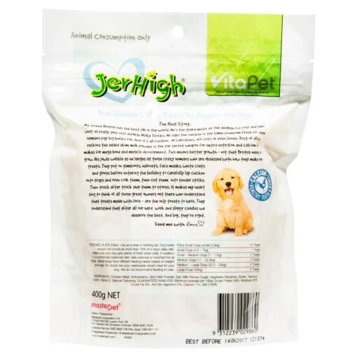 Vitapet Jer High Milky Sticks Dog Treat 400g -Pet Supply Store 24108 505817 1 1