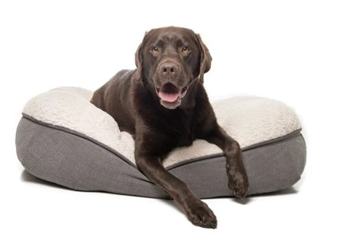 You & Me Naturals Rectangle Bismark Dog Cushion Charcoal Large -Pet Supply Store 25033 fuzzy beast studio 0045 1