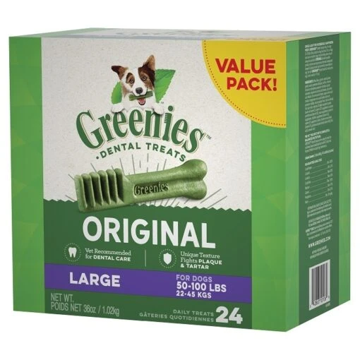 Greenies Original 1.02kg Value Pack Large Dog Dental Treat -Pet Supply Store 27372 mars 642863101069 3 1