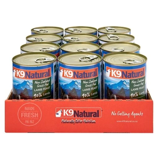 K9 Naturals Lamb Adult Dog Can 370gx12 -Pet Supply Store 29242 134382 1 1