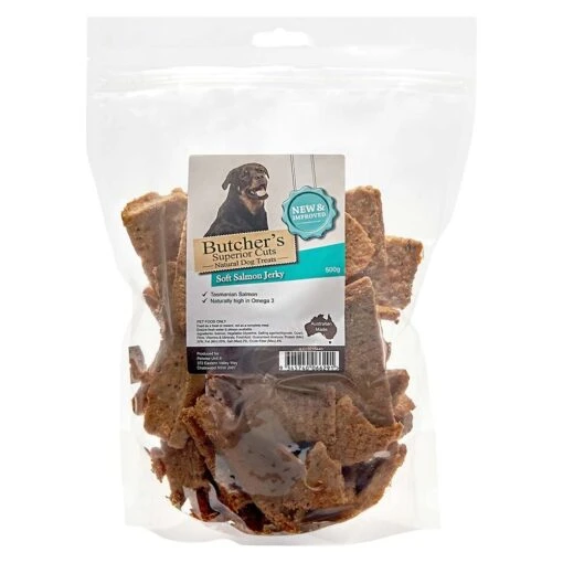 Butcher's Superior Cuts Salmon Soft Jerky Dog Treat 500g -Pet Supply Store 29607 3216440 1 1