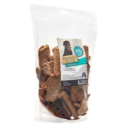 Butcher's Superior Cuts Salmon Soft Jerky Dog Treat 500g -Pet Supply Store 29607 3216440 3 1