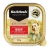 Black Hawk Grain Free Beef Adult Dog Can 100gx9 -Pet Supply Store 29651 137540 132942 bhc100 grain free wet adult beef final 20200528 02 mobile optimised pack hero 100g 9 1