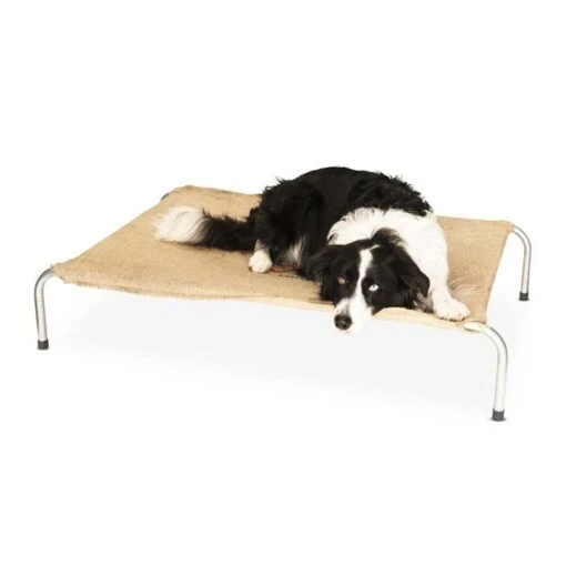 Superior Steel Hessian Dog Bed -Pet Supply Store 29881 15998 hessian bed large 2 3 1