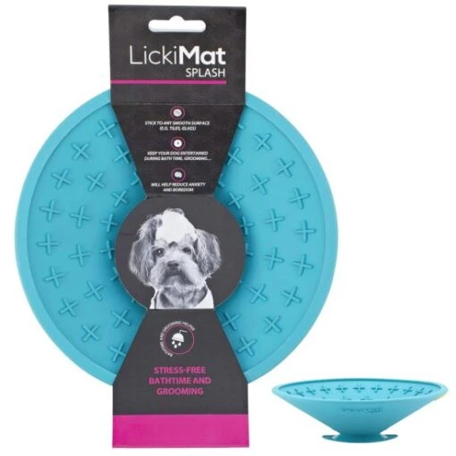 LickiMat Dog Splash Turquoise -Pet Supply Store