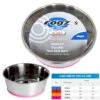 Rogz Bowl Stainless Steel Dog Xlarge Pink 3700ml -Pet Supply Store 6367376e867deed95e77d57552777959.image .550x550