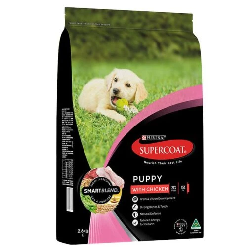 Supercoat Smartblend Chicken Puppy Food 2.6kg -Pet Supply Store 9300605147379 C1L1 EN 1