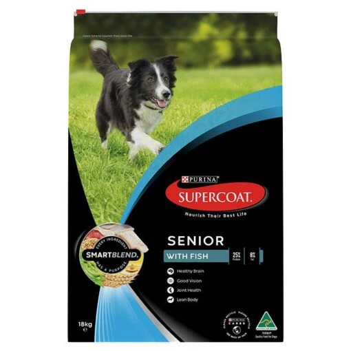 Supercoat Smartblend Senior Fish Adult Dog Food 18kg -Pet Supply Store 9300605147614 C1N1 EN