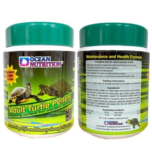 Ocean Nutrition Reptile Adult Turtle Pellets 240g -Pet Supply Store