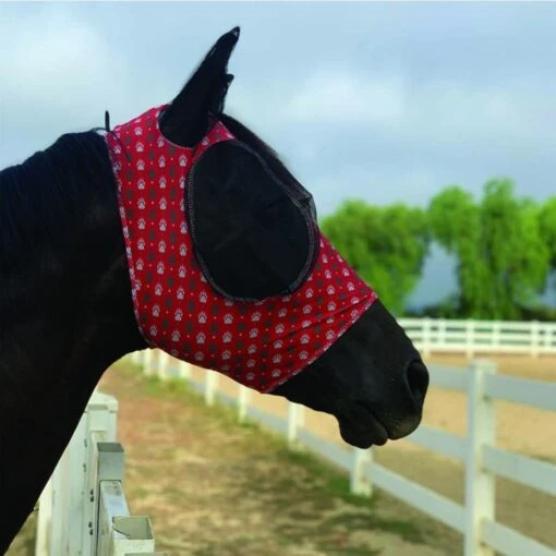 Professional's Choice Comfort Fit Lycra Fly Mask -Pet Supply Store BEAR