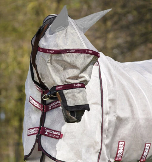 Horseware Ireland Horseware - Rambo Flymask Plus -Pet Supply Store DMAF15 MKQK