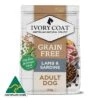 Ivory Coat Grain Free Lamb & Sardine Adult Dog Food -Pet Supply Store IC AU 2KG ADULT DOG GF LAMB SARDINE 01 MOI 1